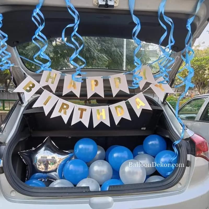 Simple Birthday Car Decor