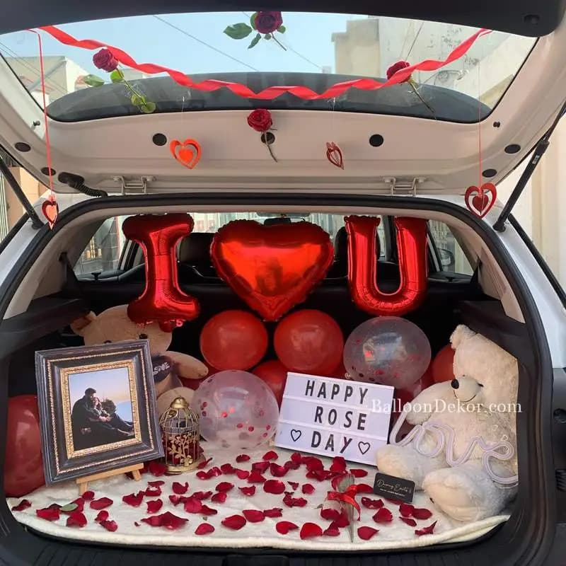 Rose Car Boot Decoration
