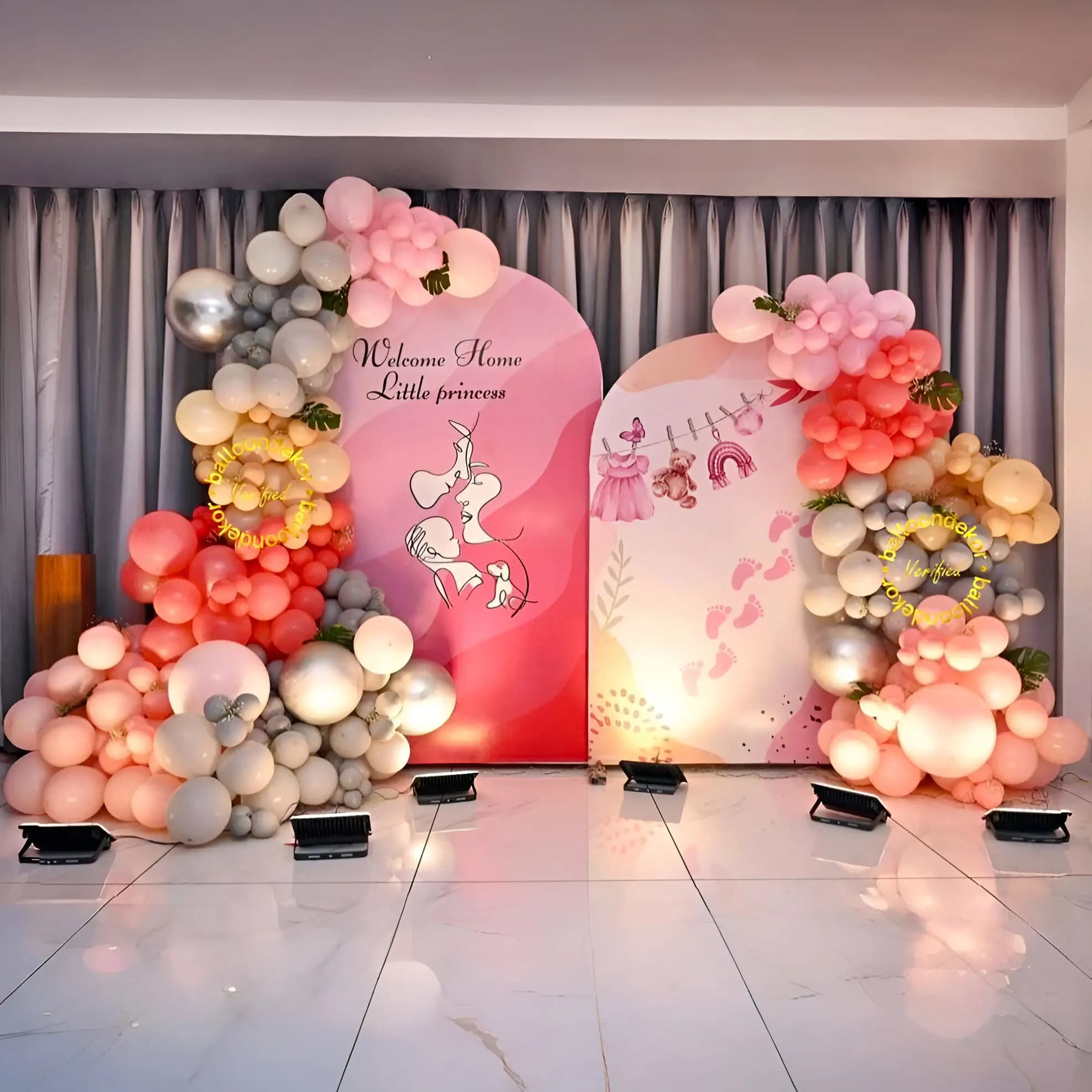 Welcome Home Customized Backdrop