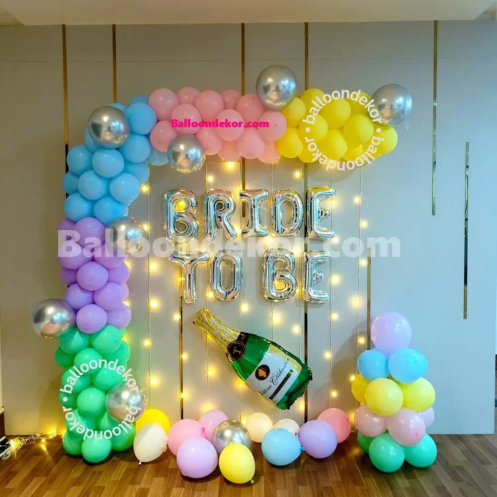 Bachelorette Wall Arch Setup