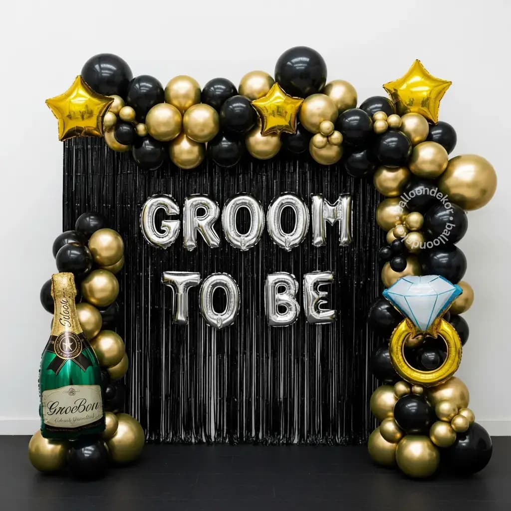 Simple Groom To Be Decoration