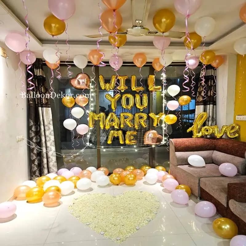 Proposal Balloon Decoration at Home