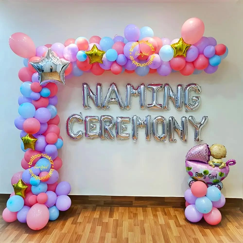 Wall Decor for Naming Ceremony