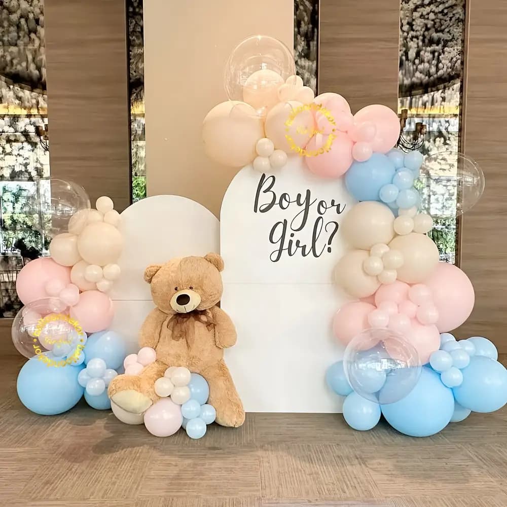 Teddy Bear Gender Reveal Decoration