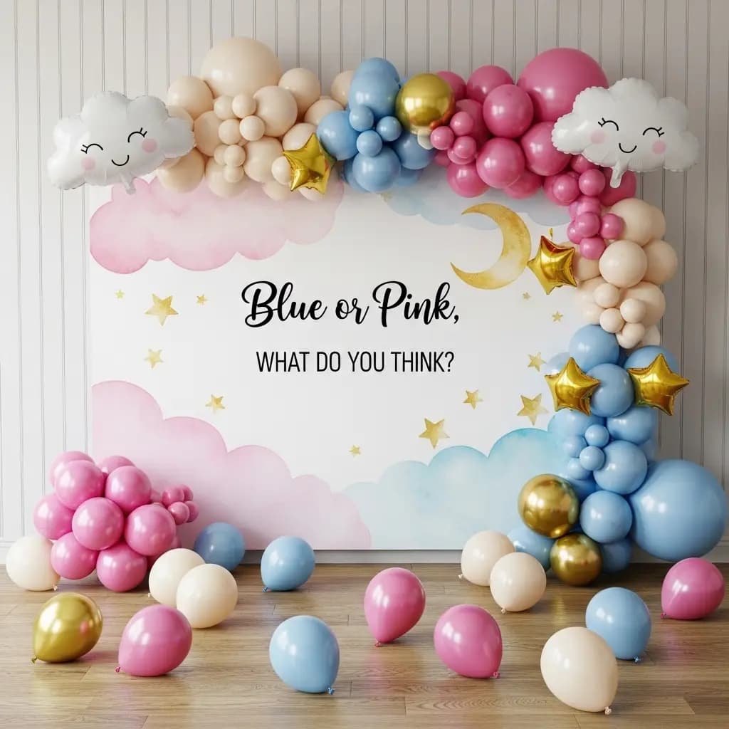 Pretty Baby Shower Party Decor