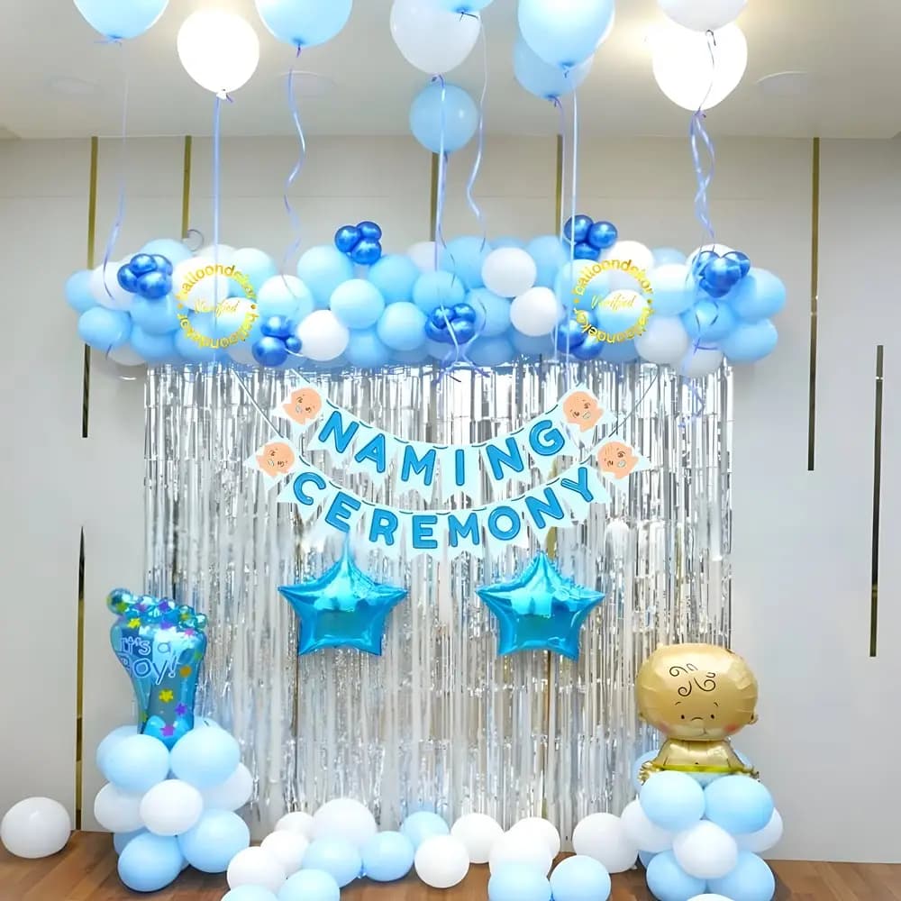 Naming Ceremony Setup at Home