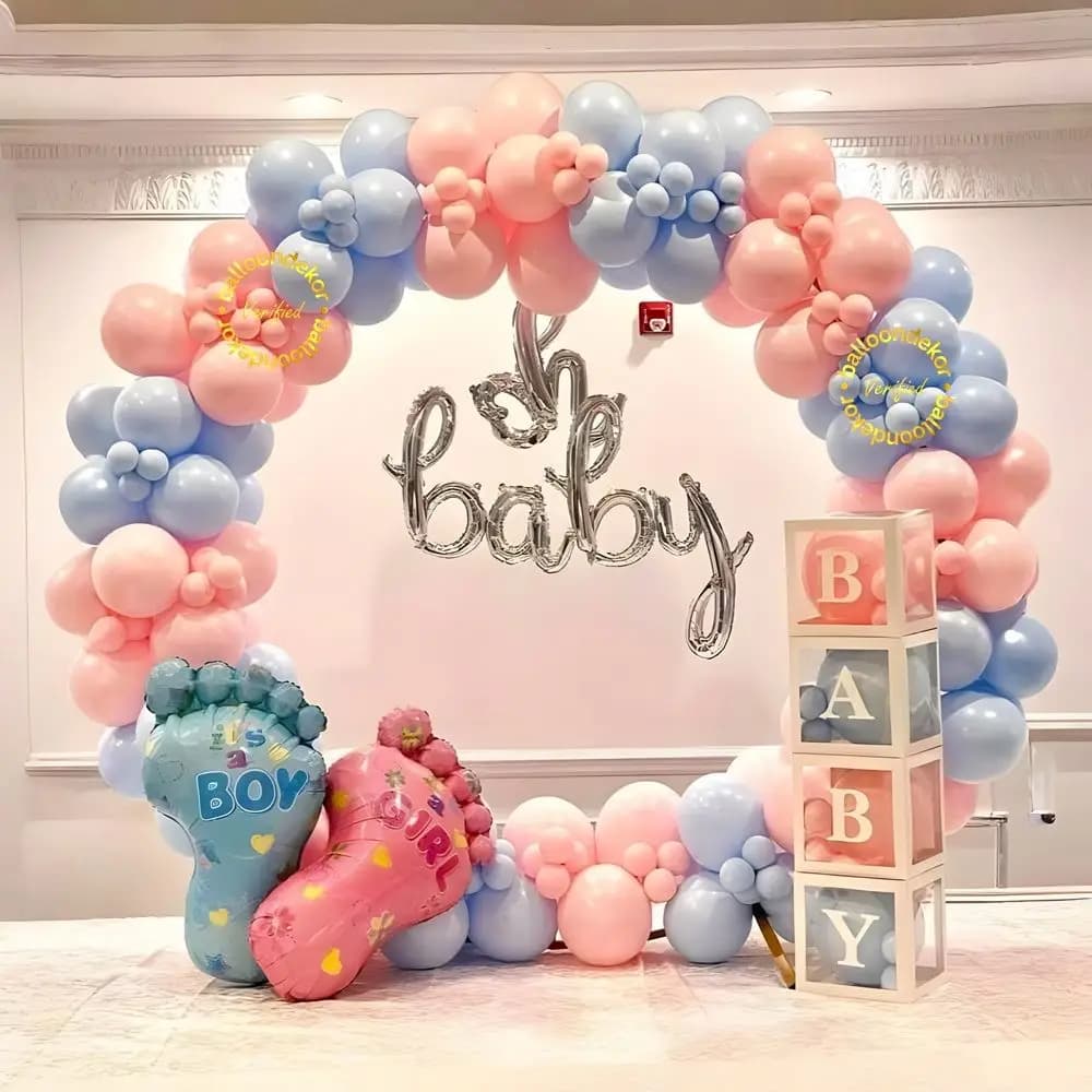 Tiny Toes Baby Shower Setup