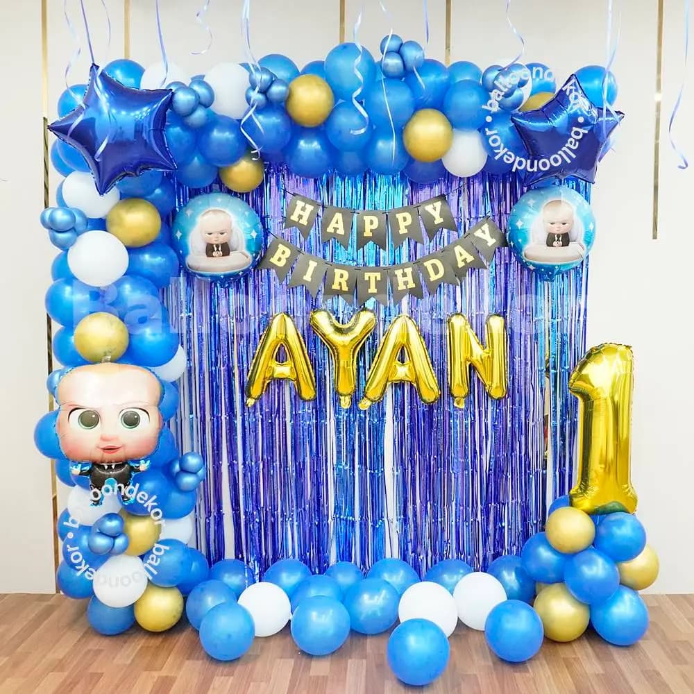 Boss Baby Celebration Setup