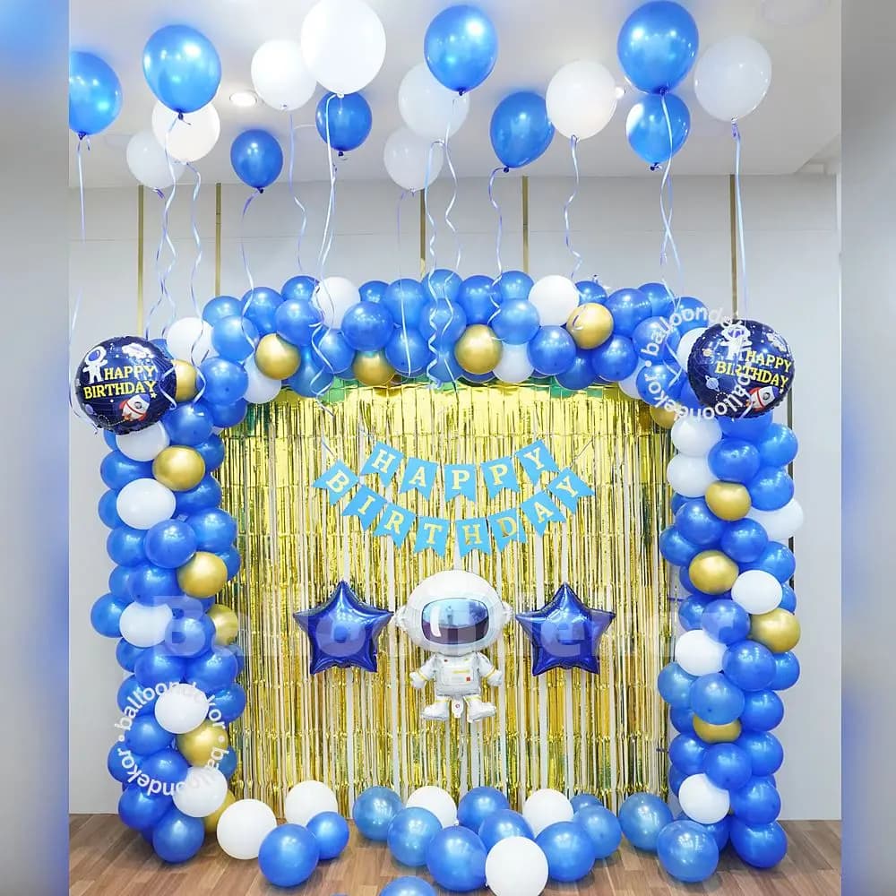 Space Theme Birthday Setup