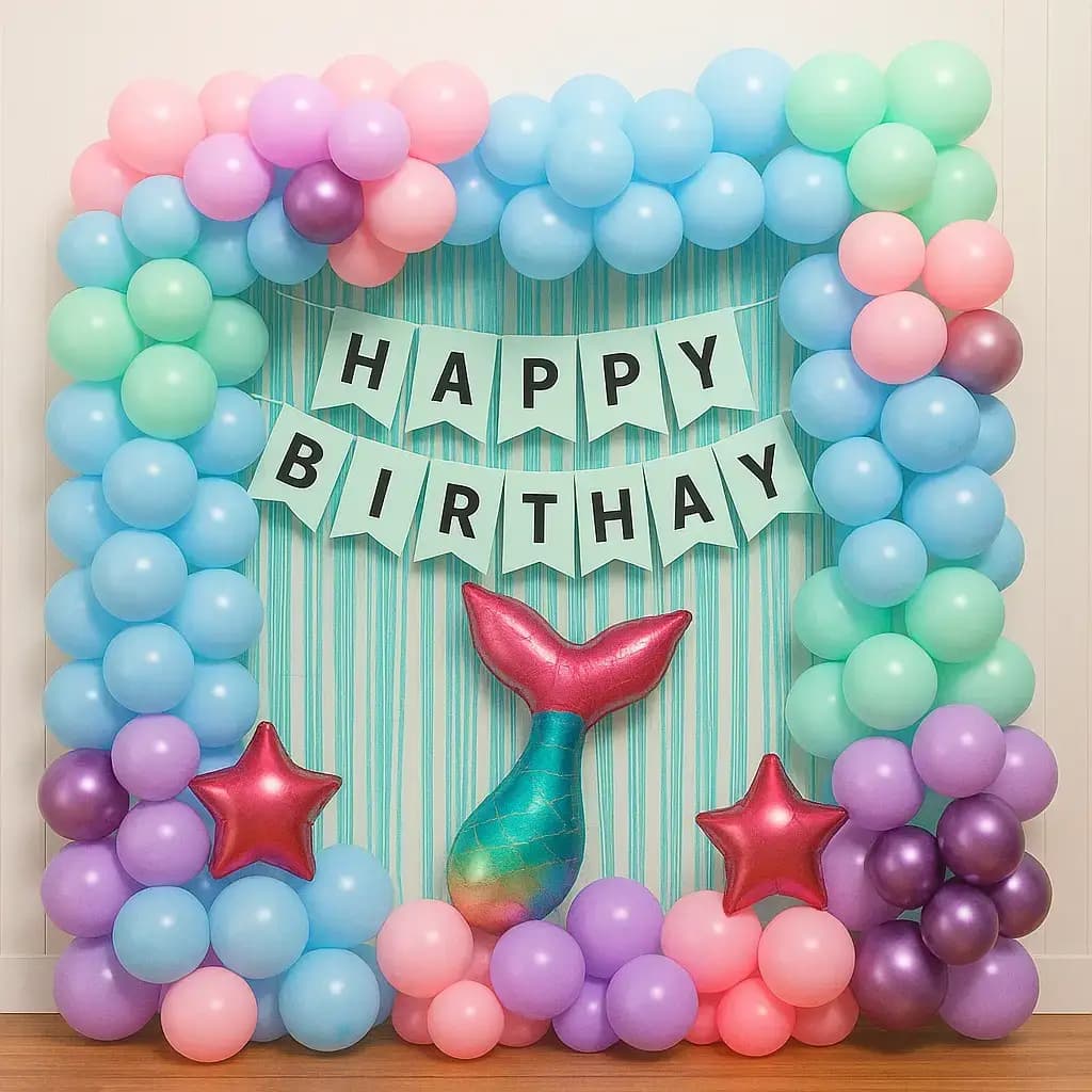 Ocean Mermaid Theme Decor