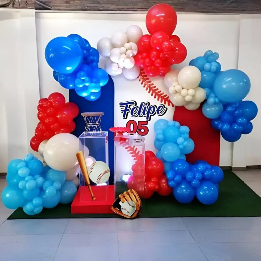 Baseball & Balloons Decoration