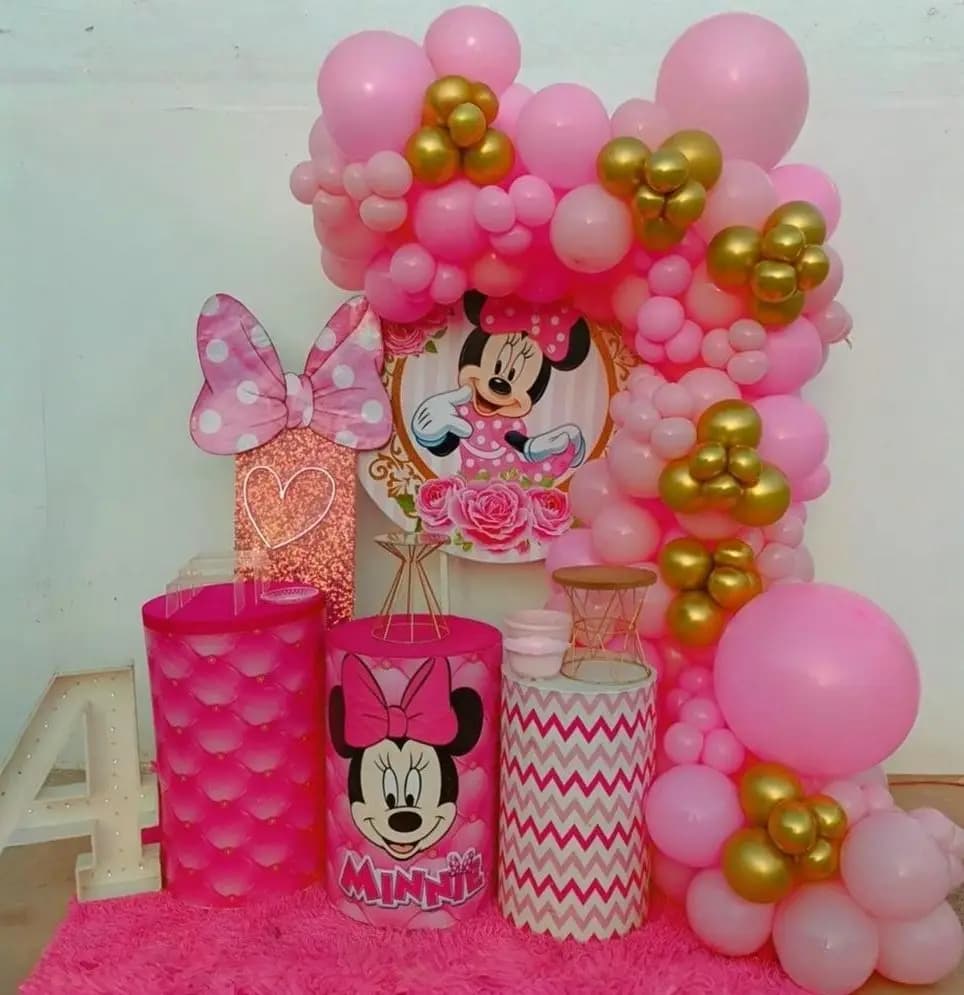 Minnie Theme kids Birthday Setup