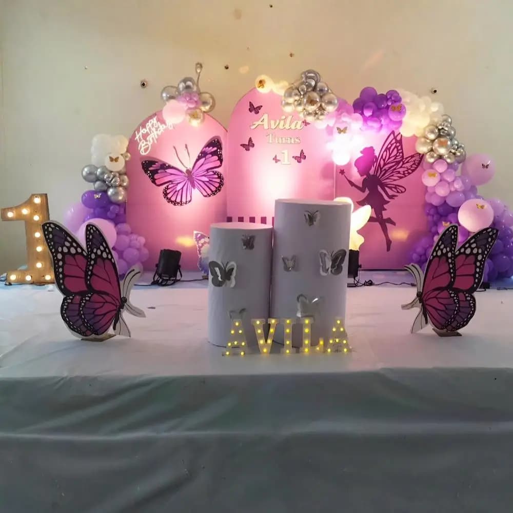 Butterfly Theme Stage Decoration