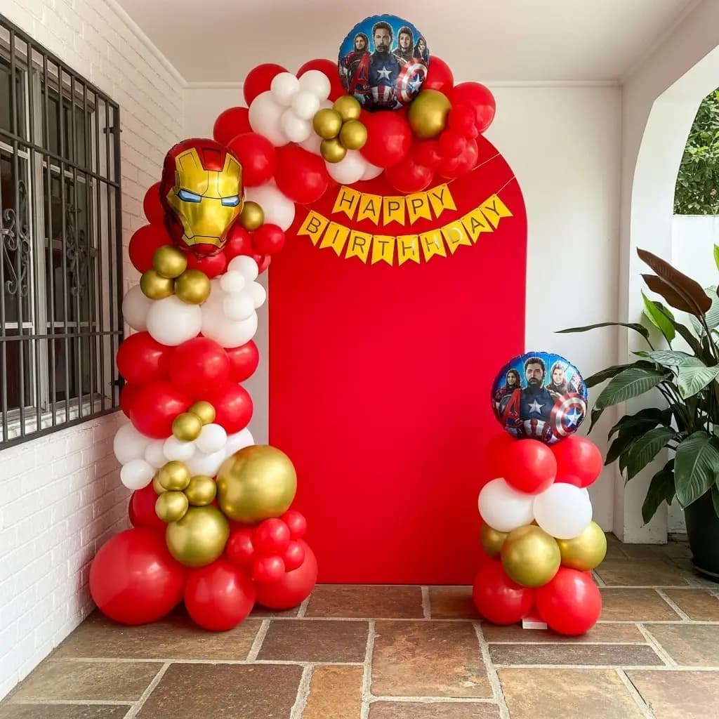 Mini Avenger Theme Birthday Setup