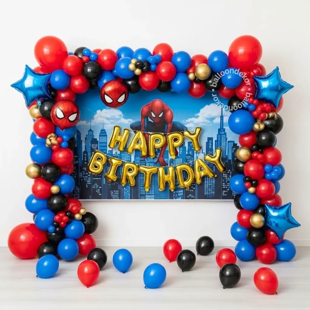 Little Spider Man Birthday Decor