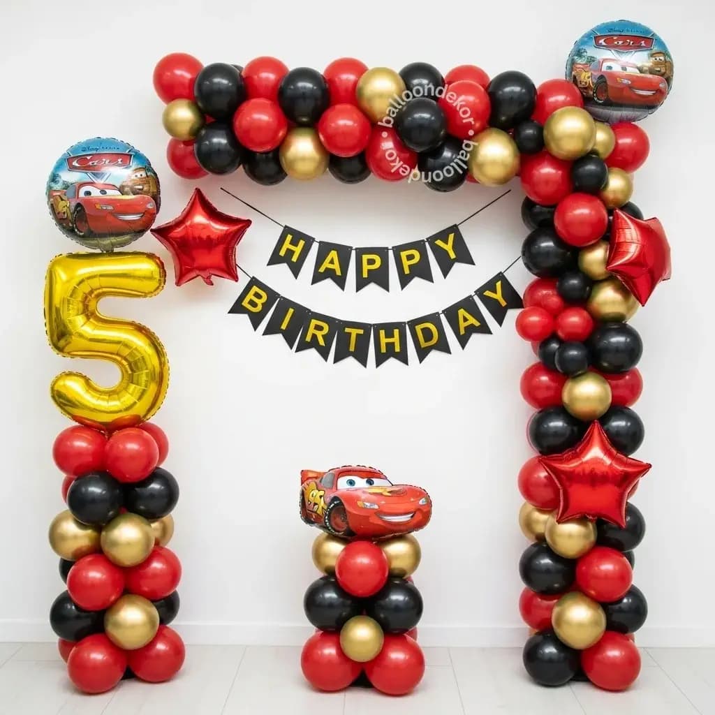 Cars Theme Birthday Decoration