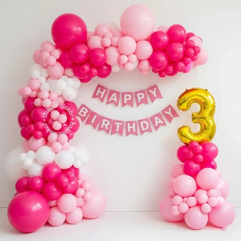 Barbie Birthday Balloon Decoration