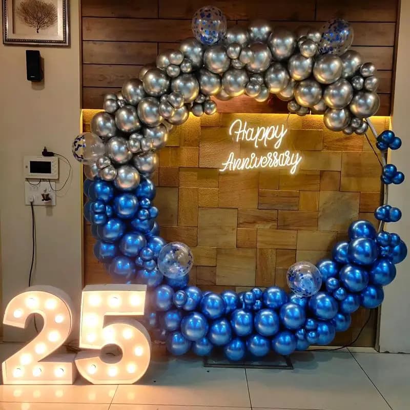 Classy 25th Anniversary Ring Decoration