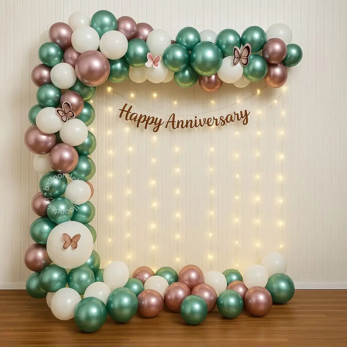 Trendy Anniversary Arch Decor