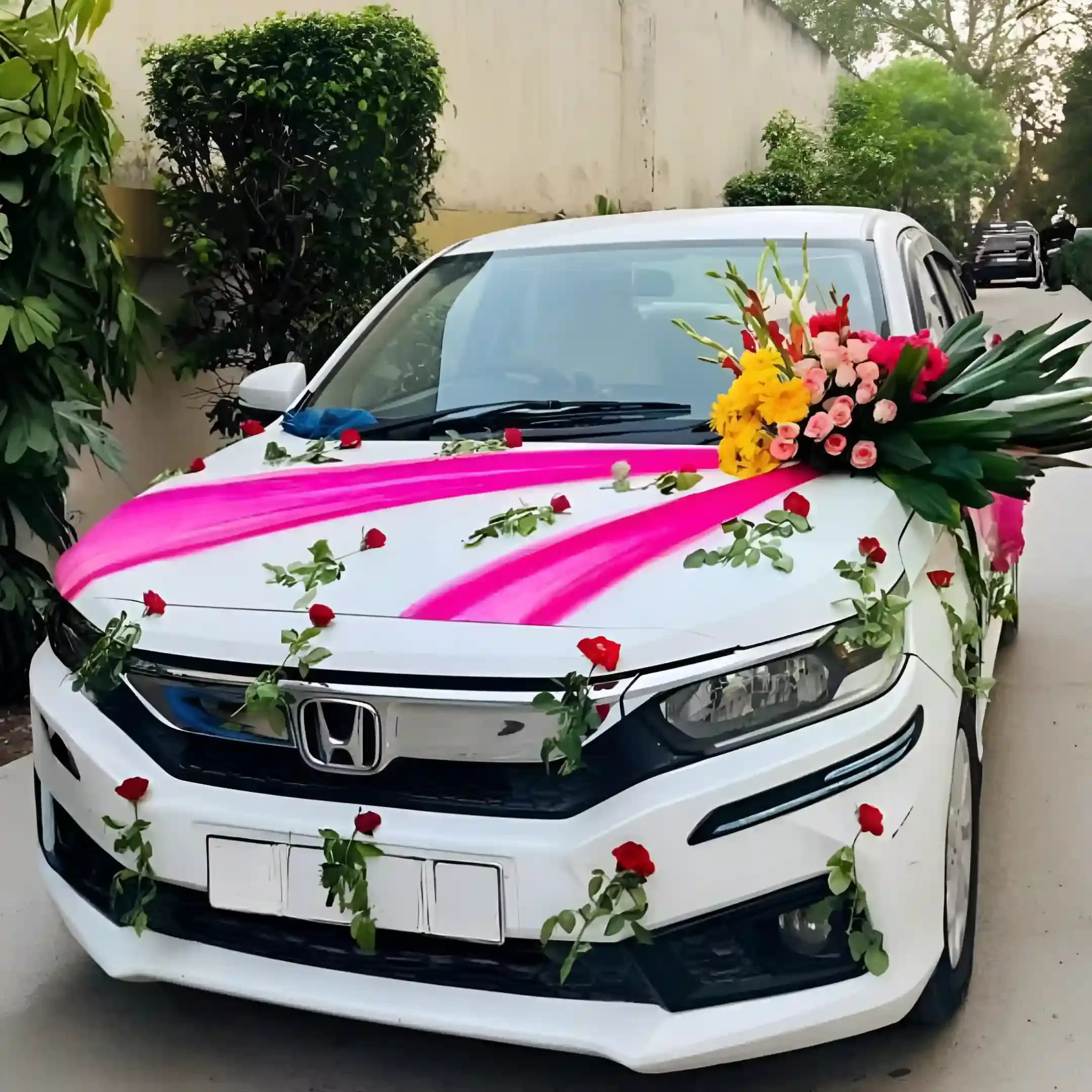 Wedding Joyride Car Decoration