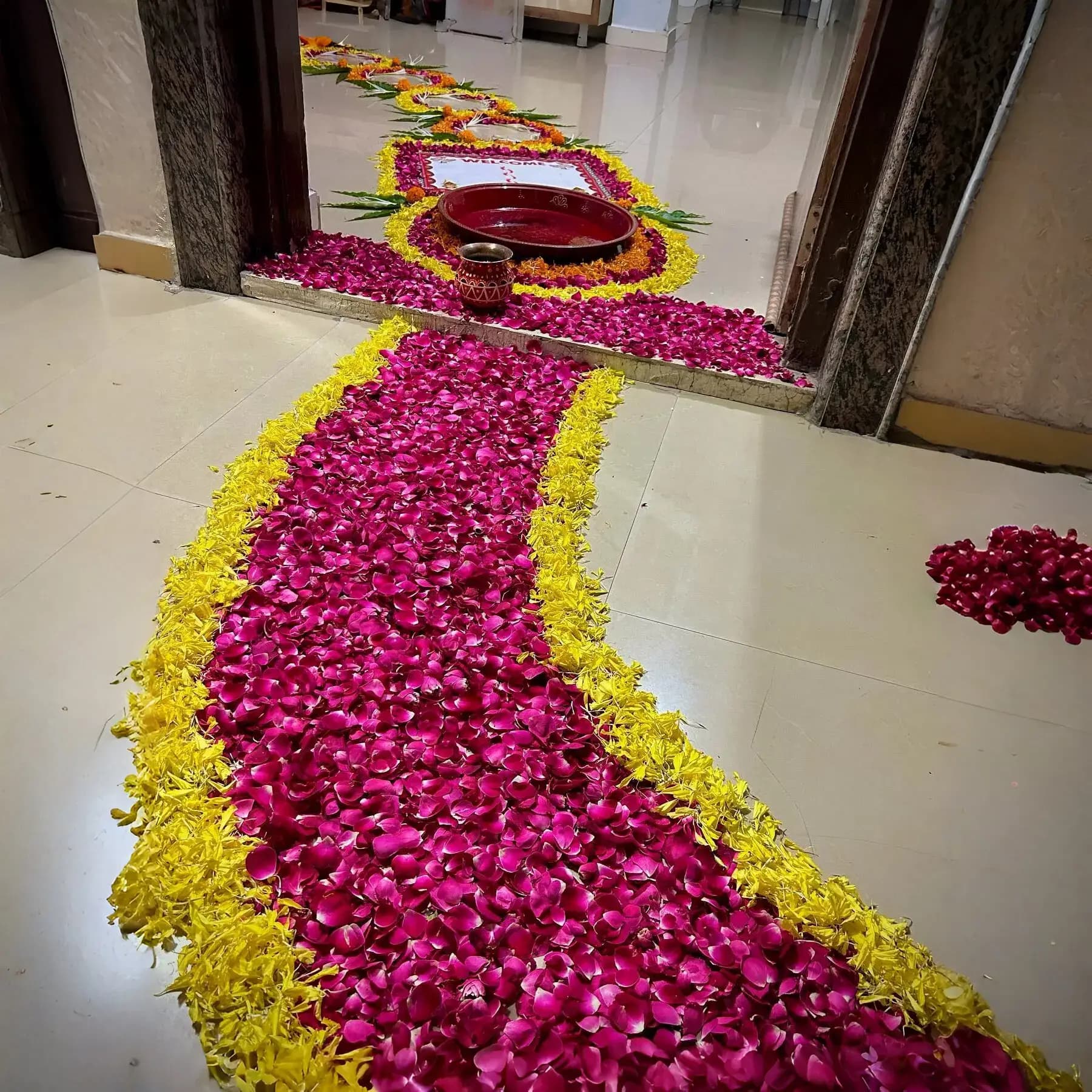 Floral Bliss Welcome Path