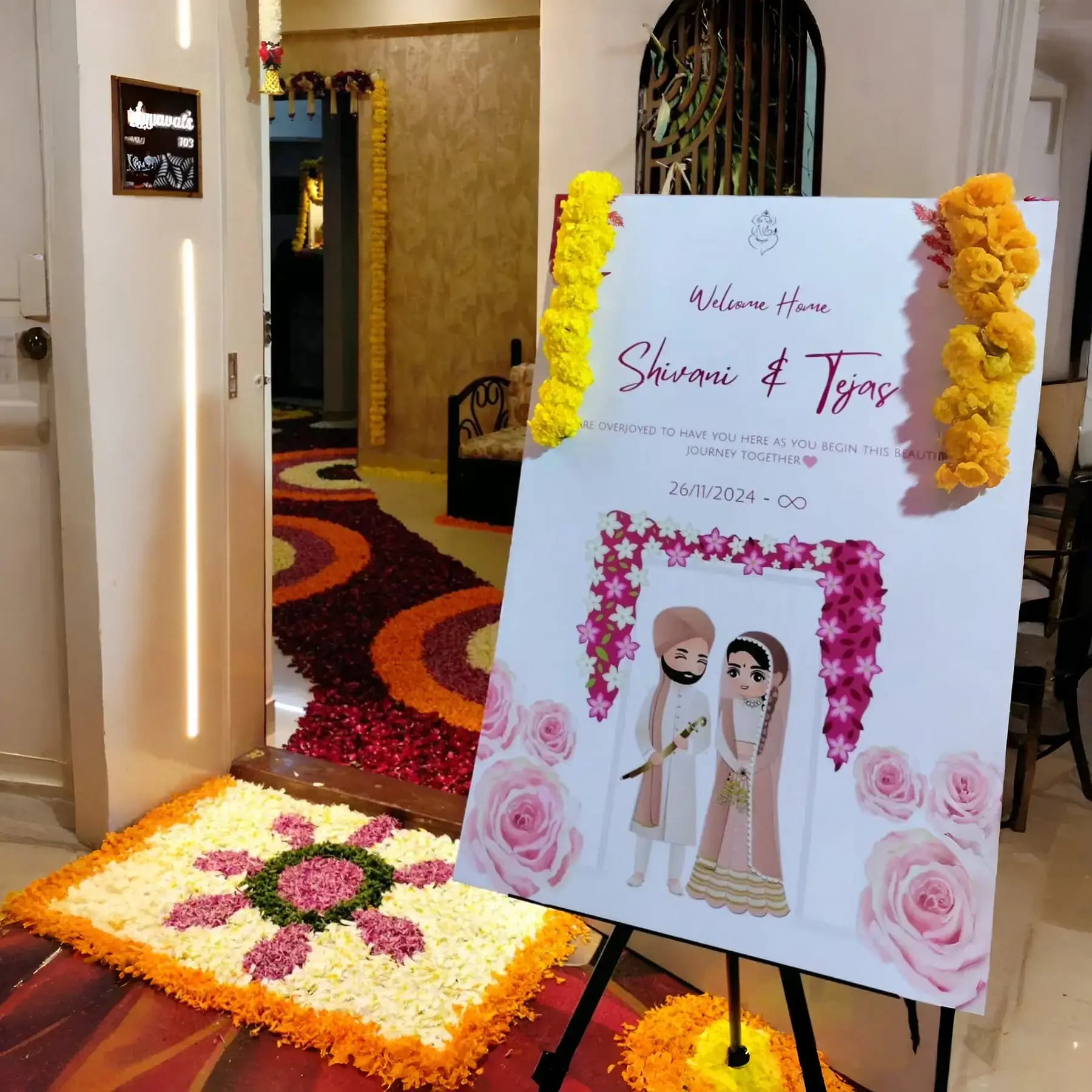 Traditional Marigold Door & Wall Decor