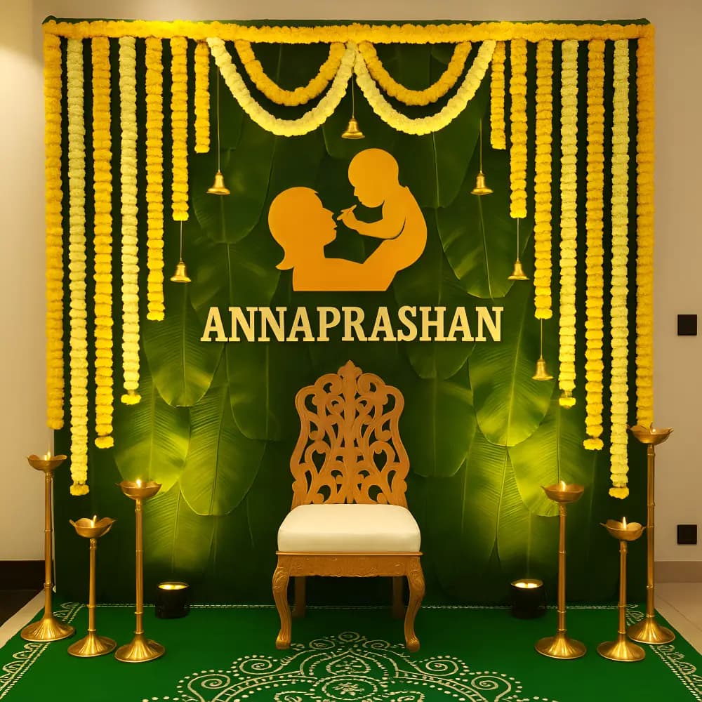 Traditional Annaprashan Decoration