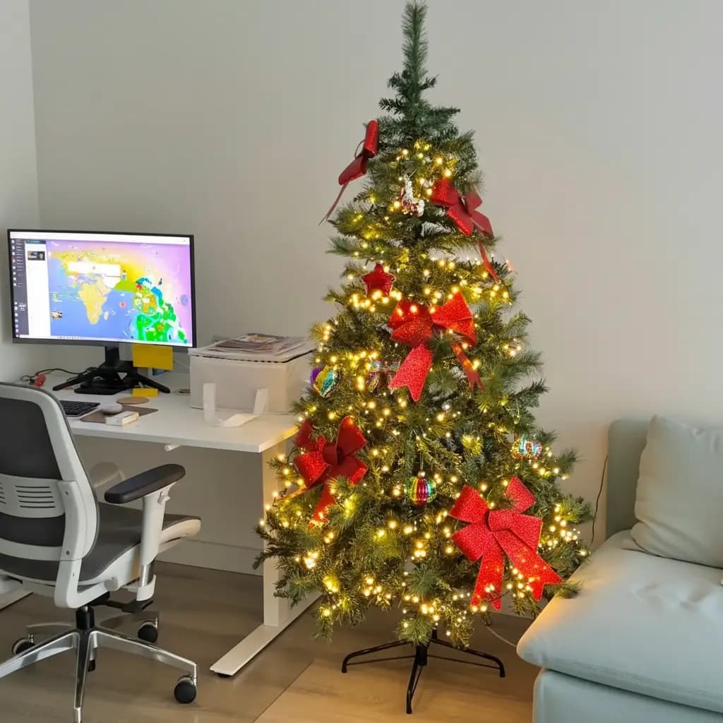 Festive Christmas Tree Decoration