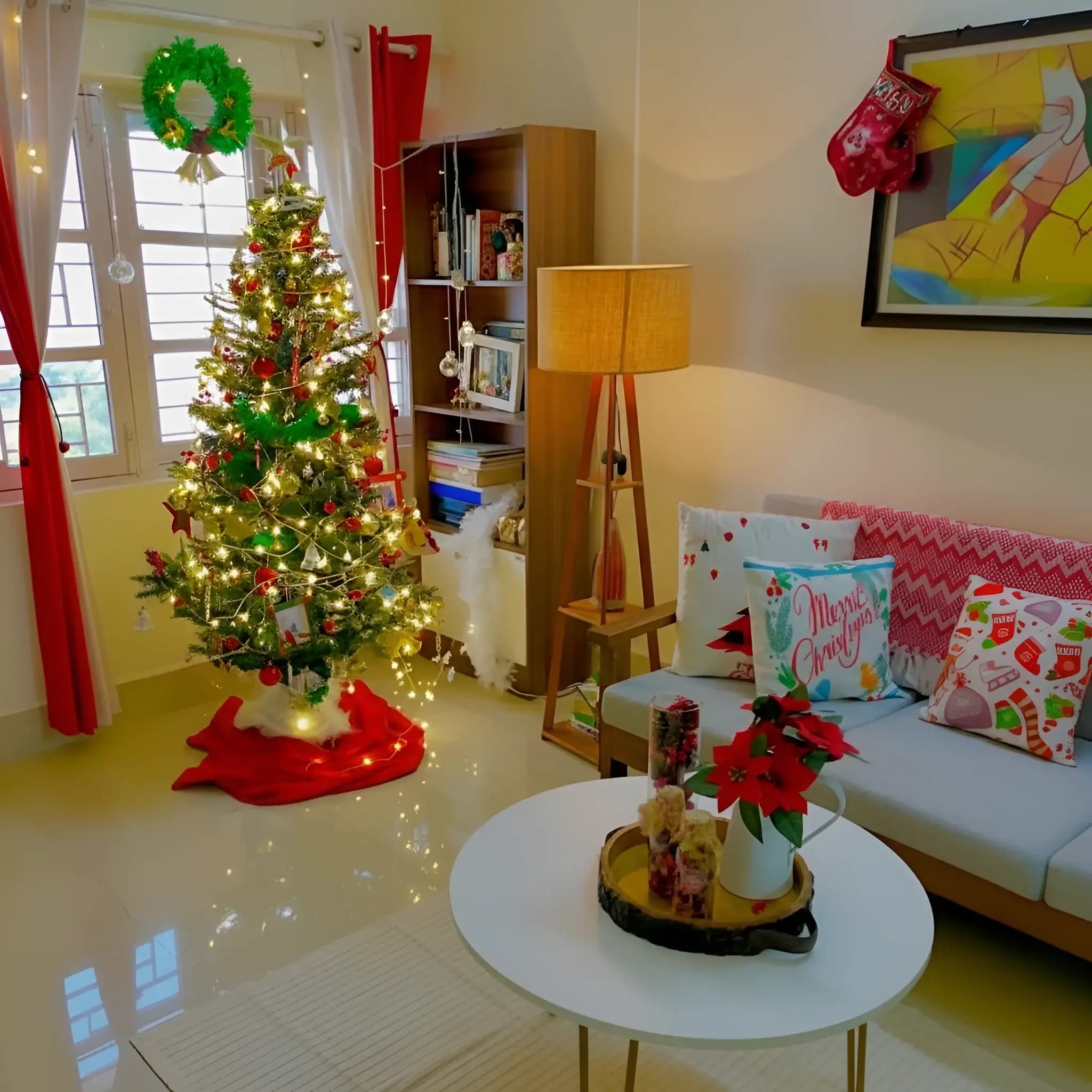 Christmas Tree Glow Setup