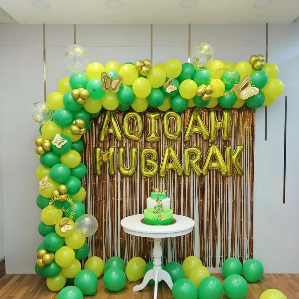 Simple Aqiqah Ceremony Decoration