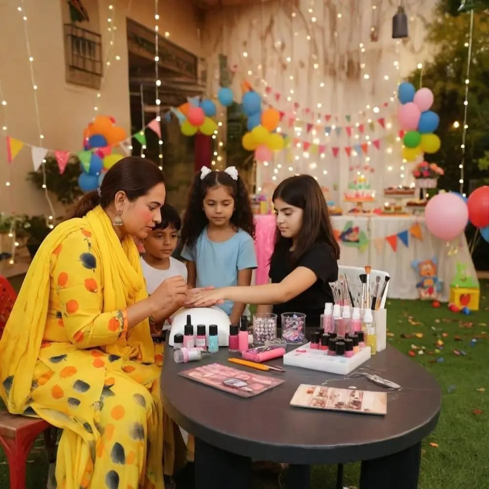 Nail Artist For Kids Birthday Party
