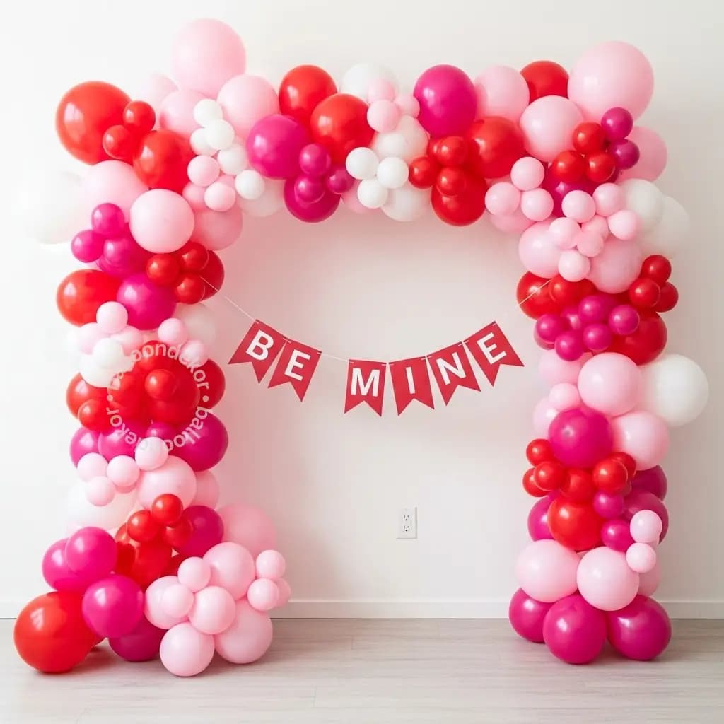 Heartfelt Valentine Balloon Decor