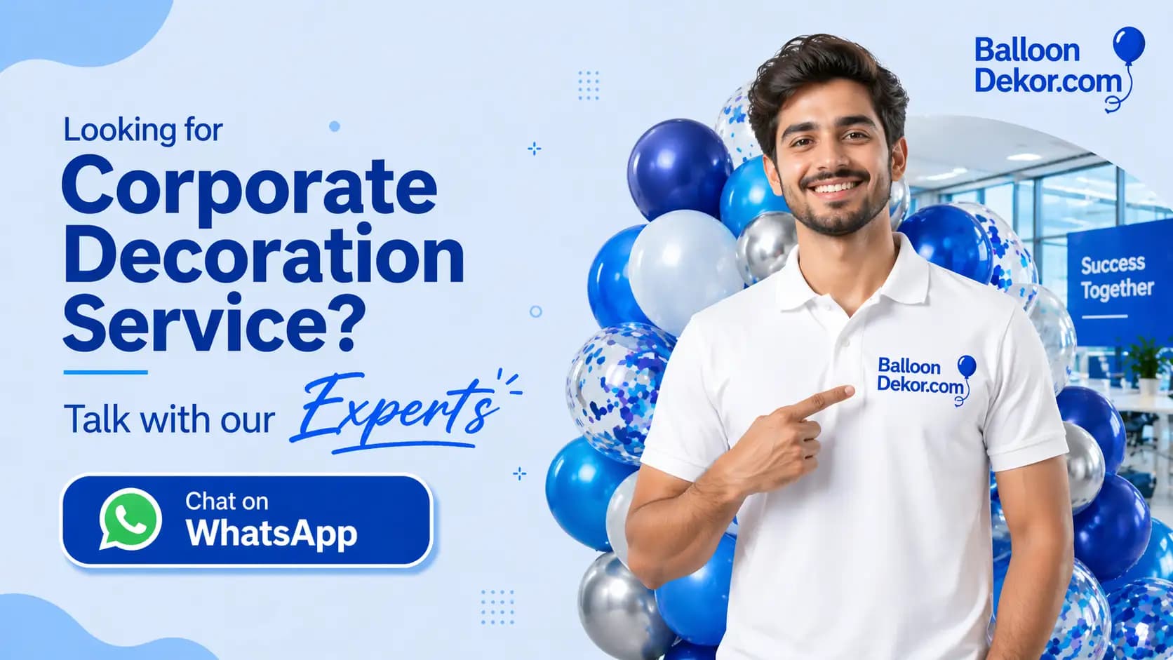 Premium corporate event decoration by BalloonDekor
