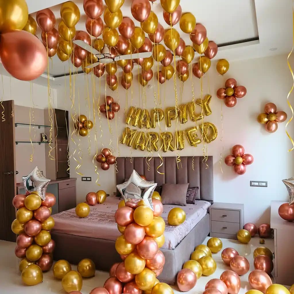 first night couple decoration