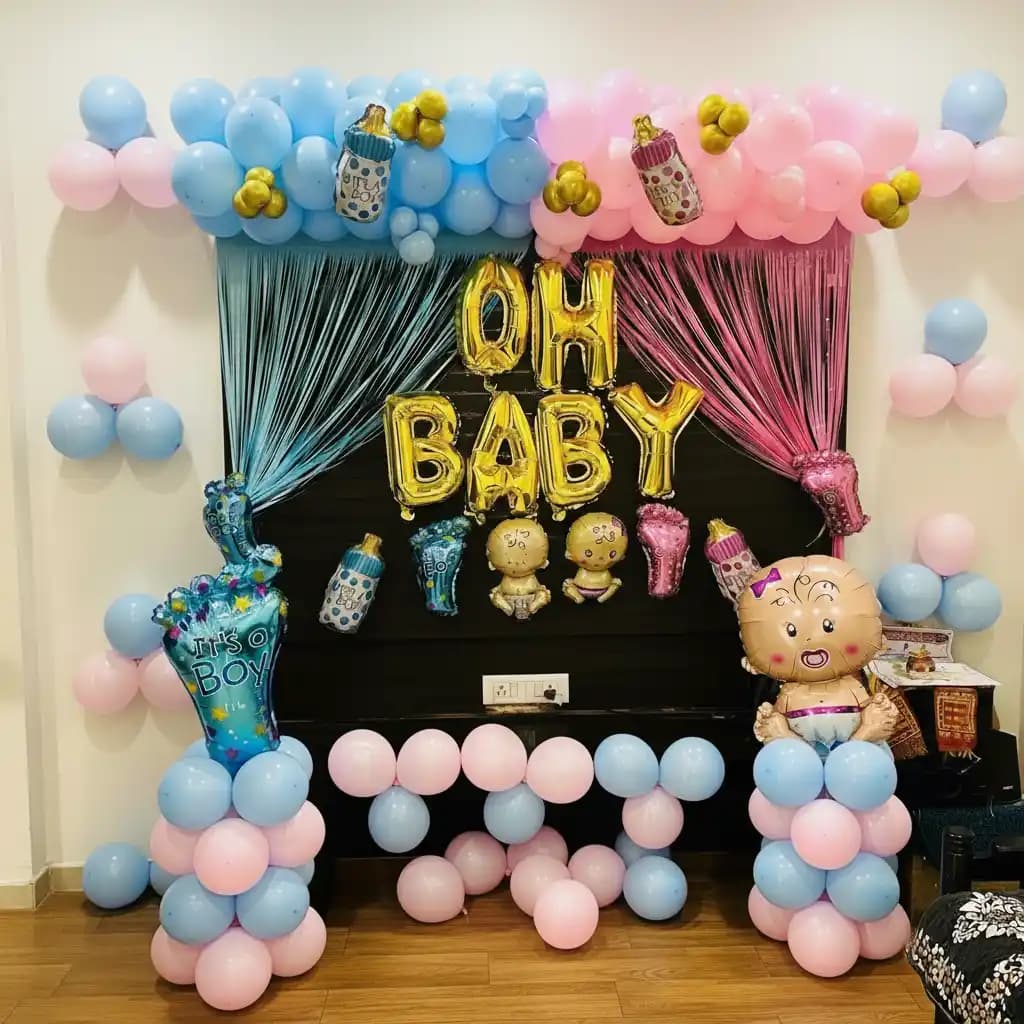 Pastel Theme Baby Shower Decoration