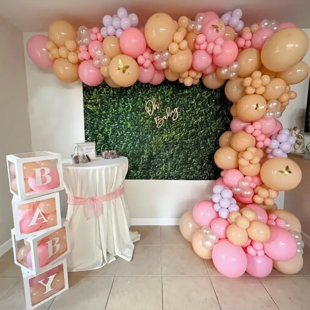 Mom To Be Balloon Setup