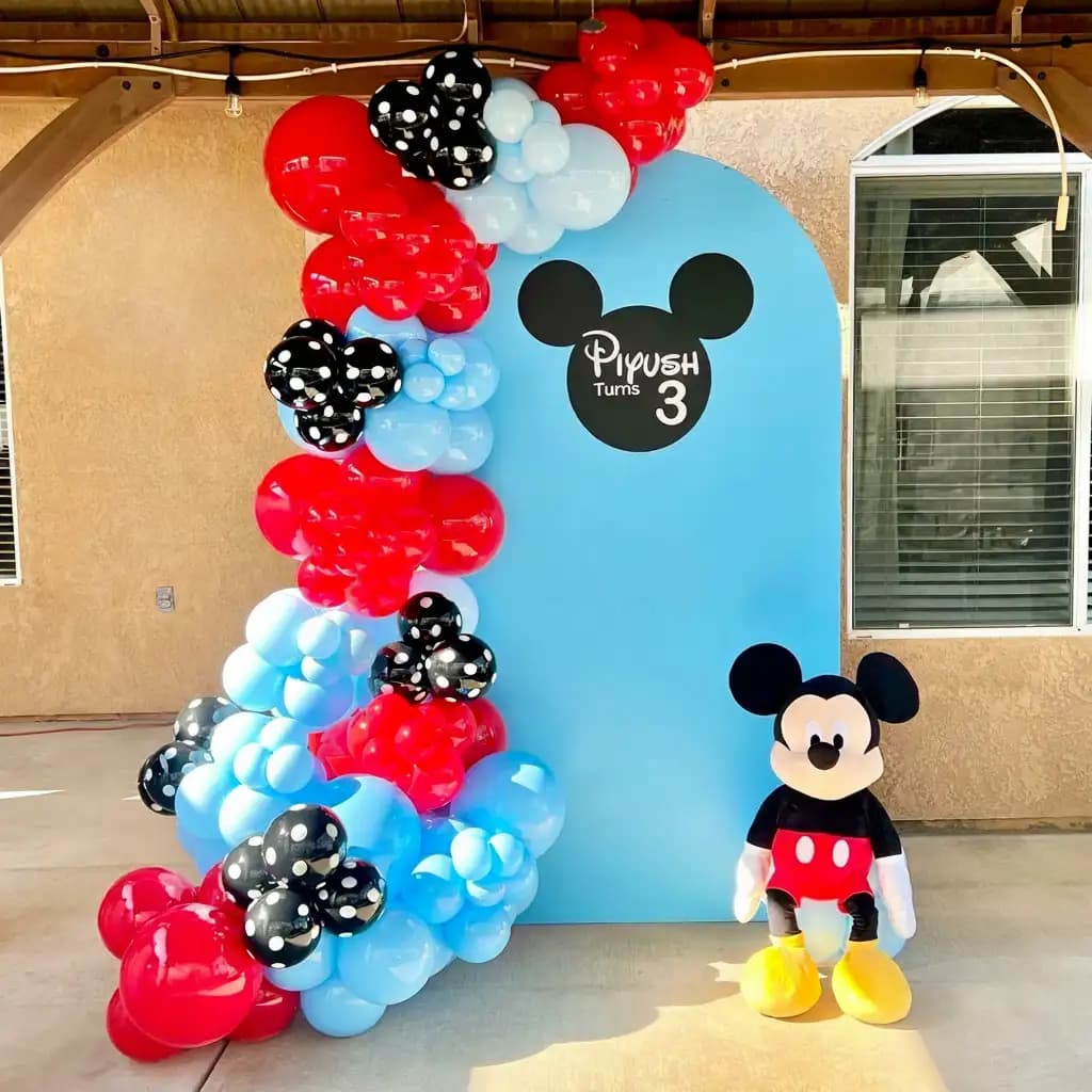 Mickey Mouse Theme Birthday Decoration