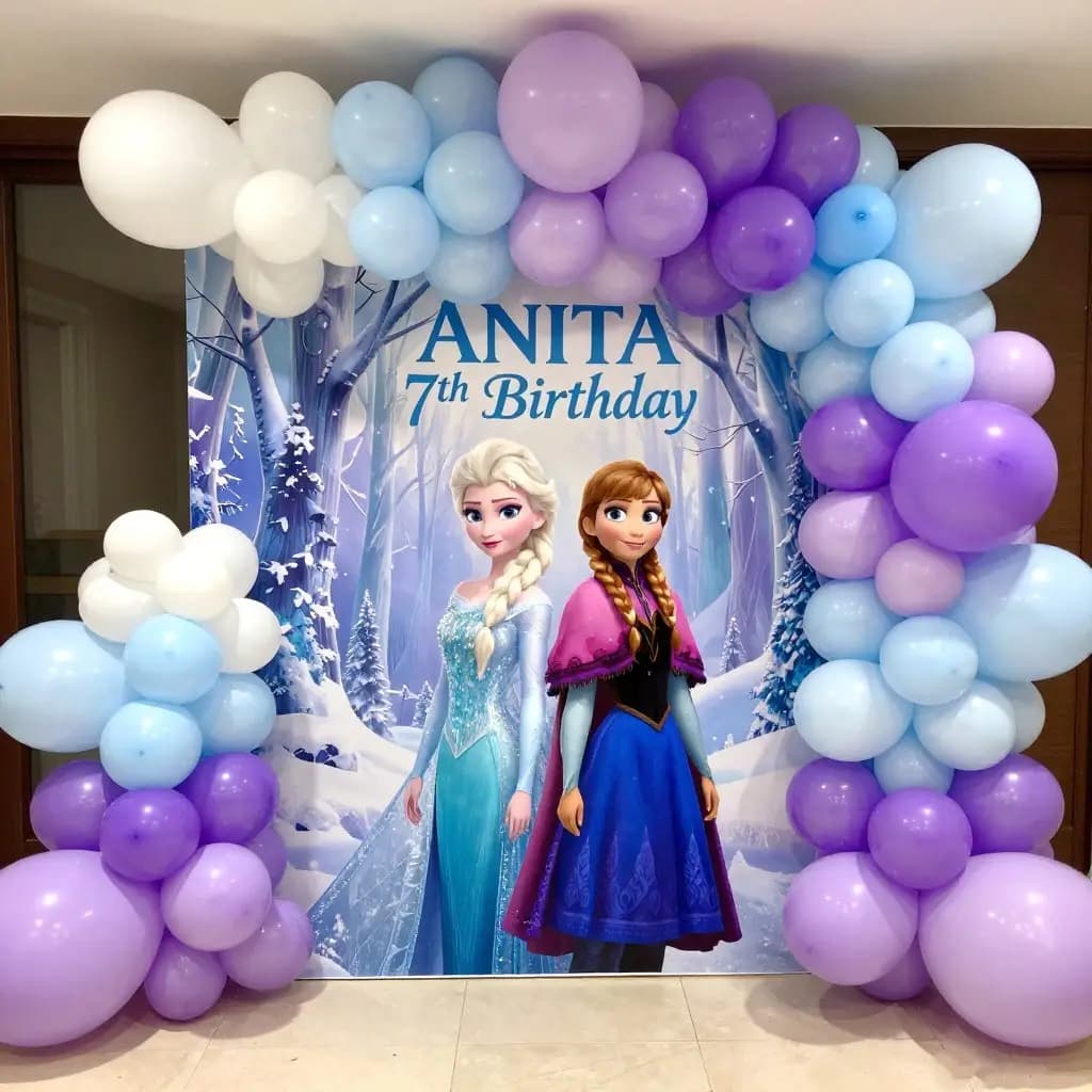 Magical Frozen Theme Decoration