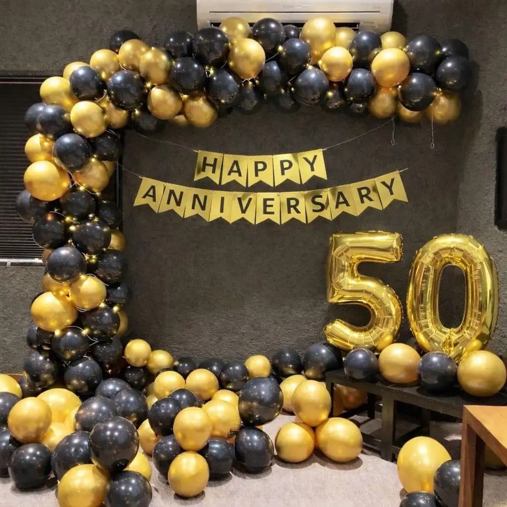 50th Anniversary Balloon Decoration