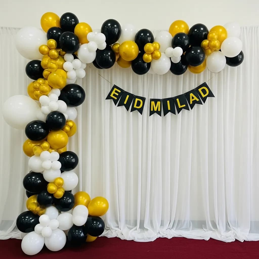 Eid Milad Balloon Wall Decoration
