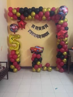 Cars Theme Birthday Decoration