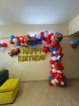 Cars Theme Birthday Decoration
