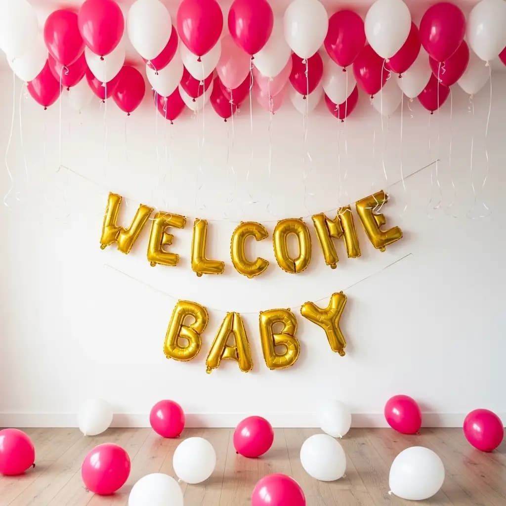 Adorable Girl Arrival Setup