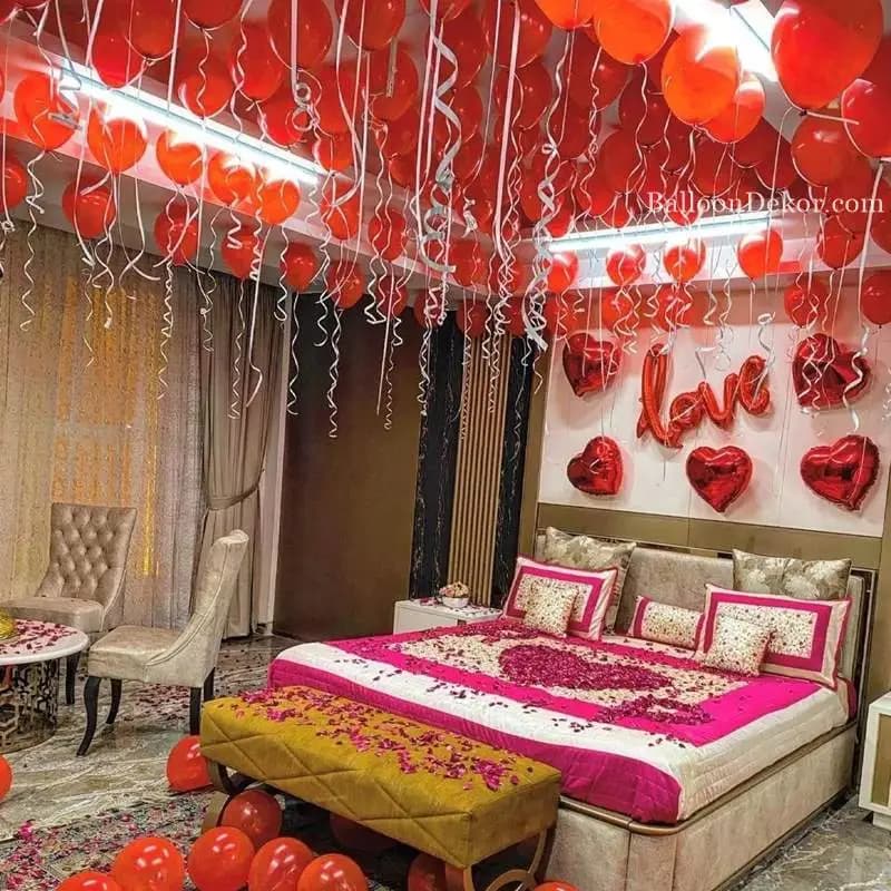 Romantic First Night Setup