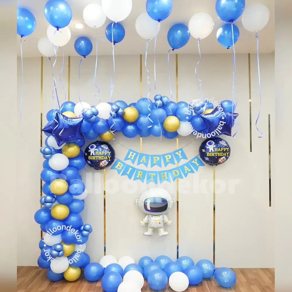 Space Theme Balloon Arch
