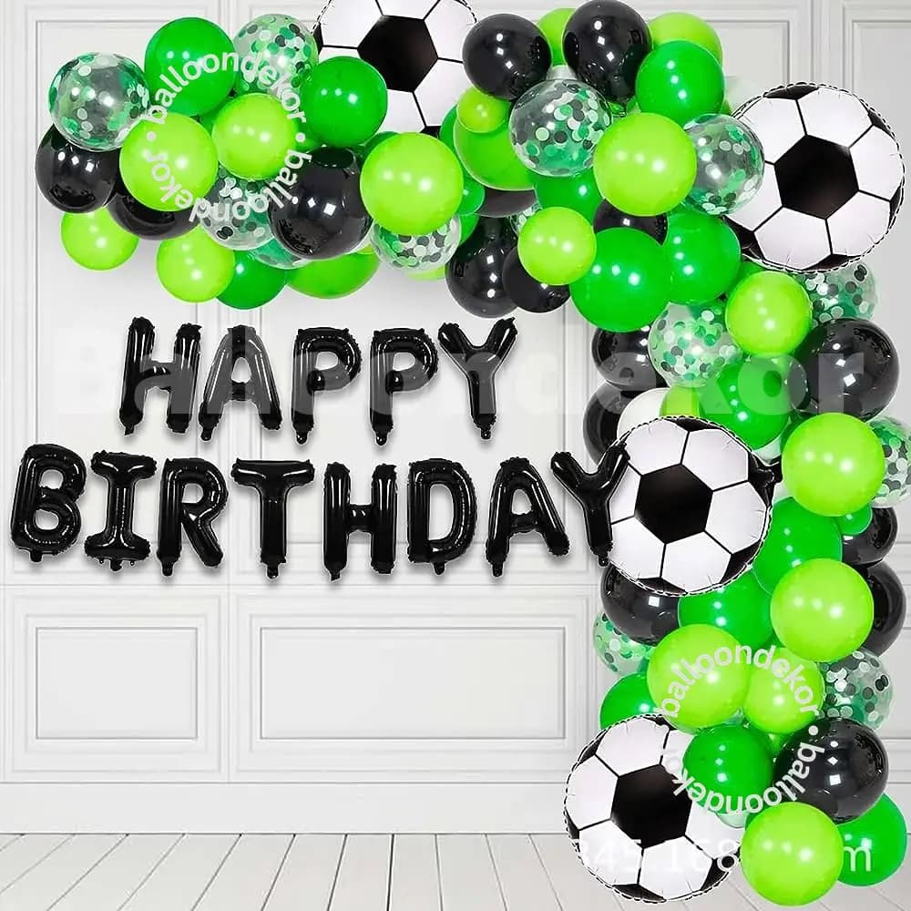 Football Theme Balloon Arch