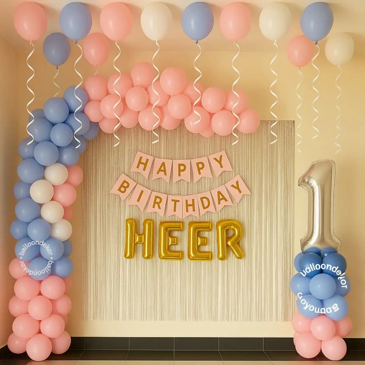 First Birthday Setup