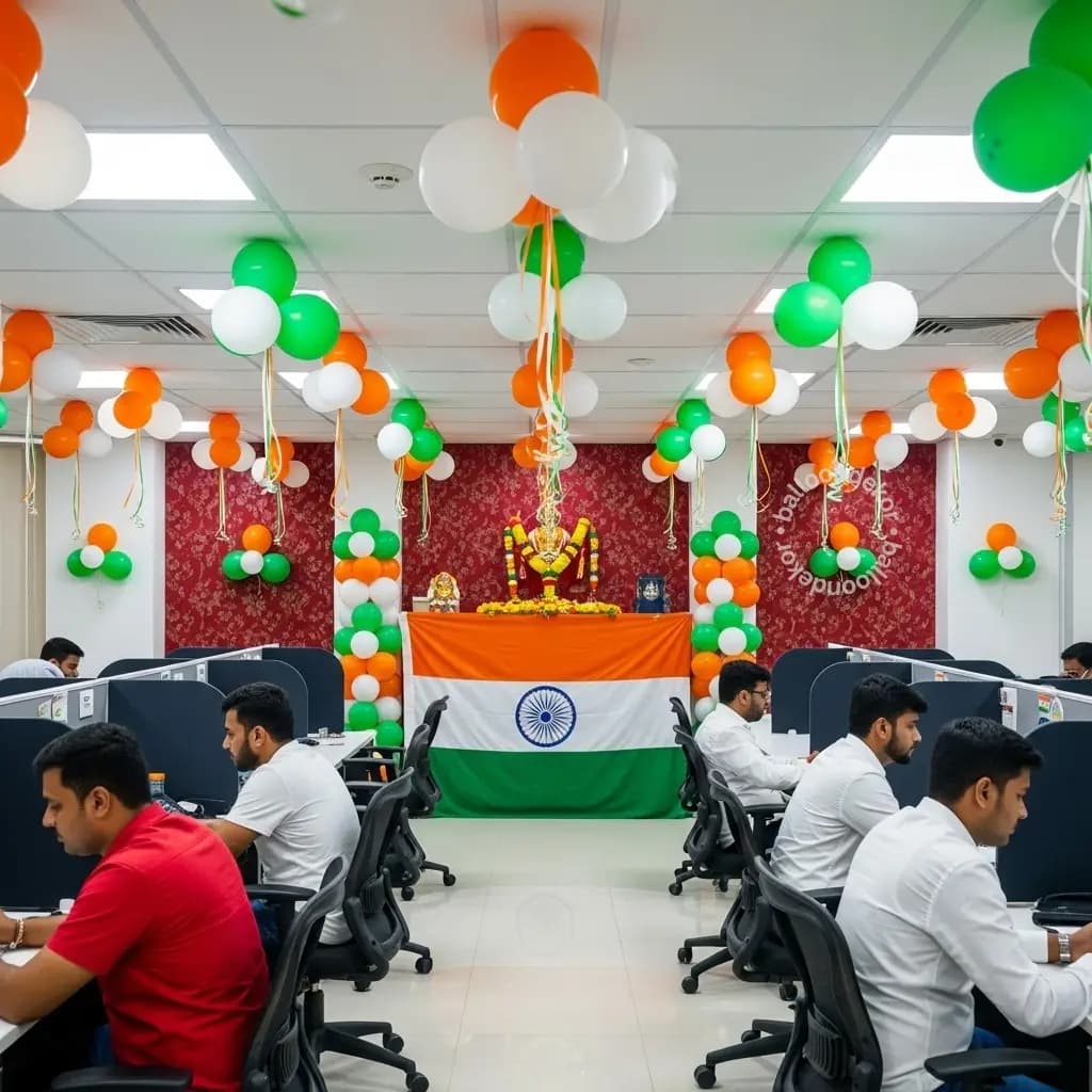Office Republic Day Celebration Decor