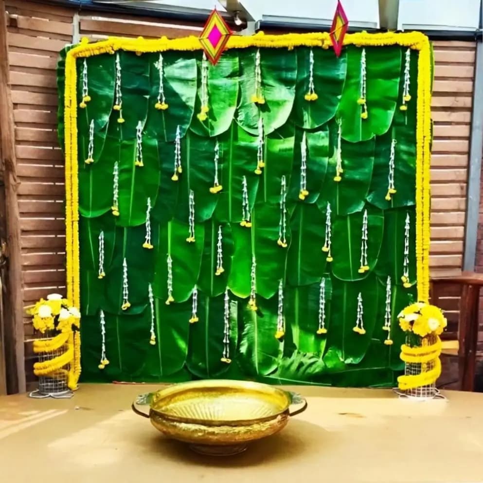 Traditional Haldi Decoration