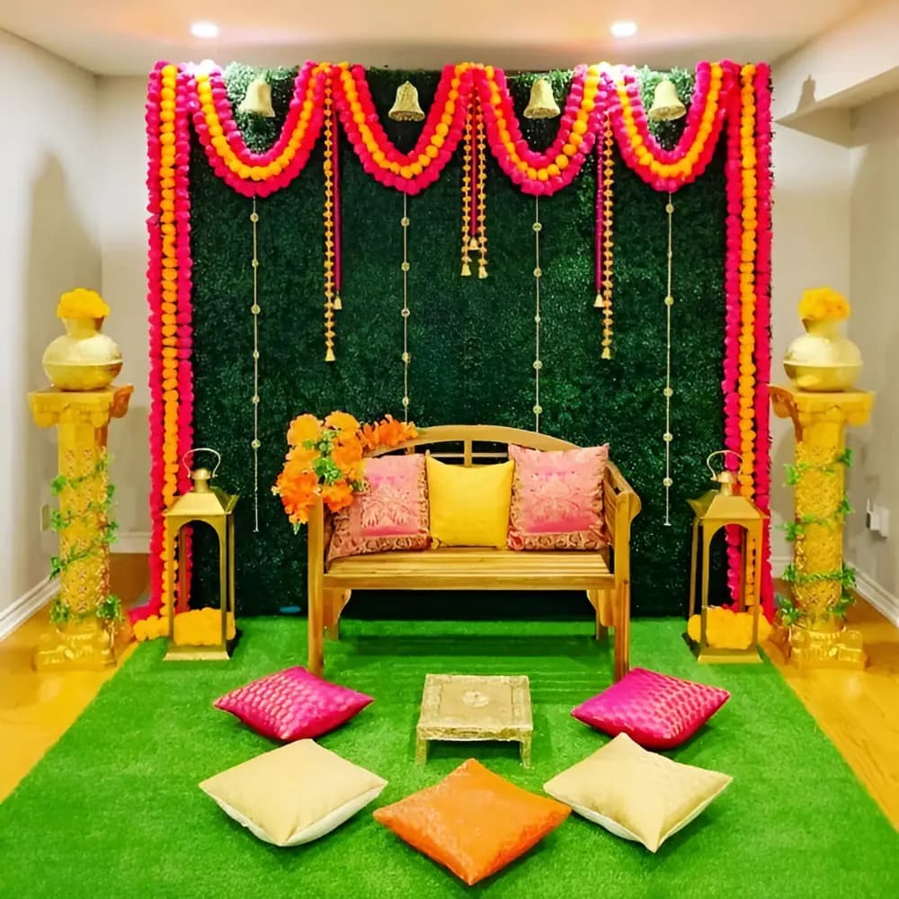 Indoor Mehndi Decoration